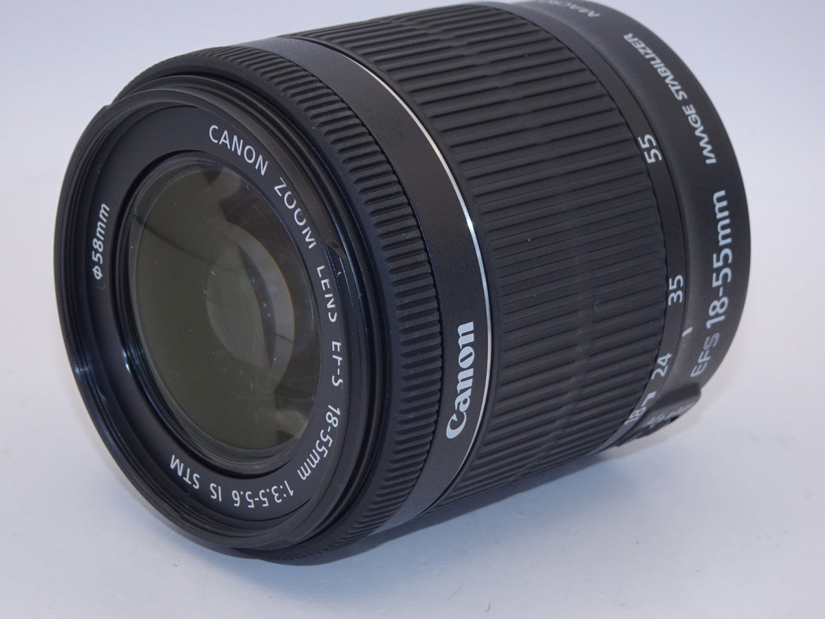 【外観特上級】Canon 標準ズームレンズ EF-S18-55mm F3.5-5.6 IS STM