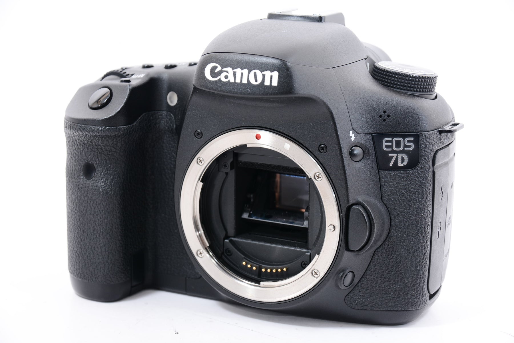 スマホ/家電/カメラCanonのEOS7Dのボディと単焦点レンズ