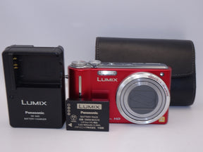【外観特上級】パナソニック デジタルカメラ LUMIX (レッド)DMCTZ7R DMC-TZ7-R