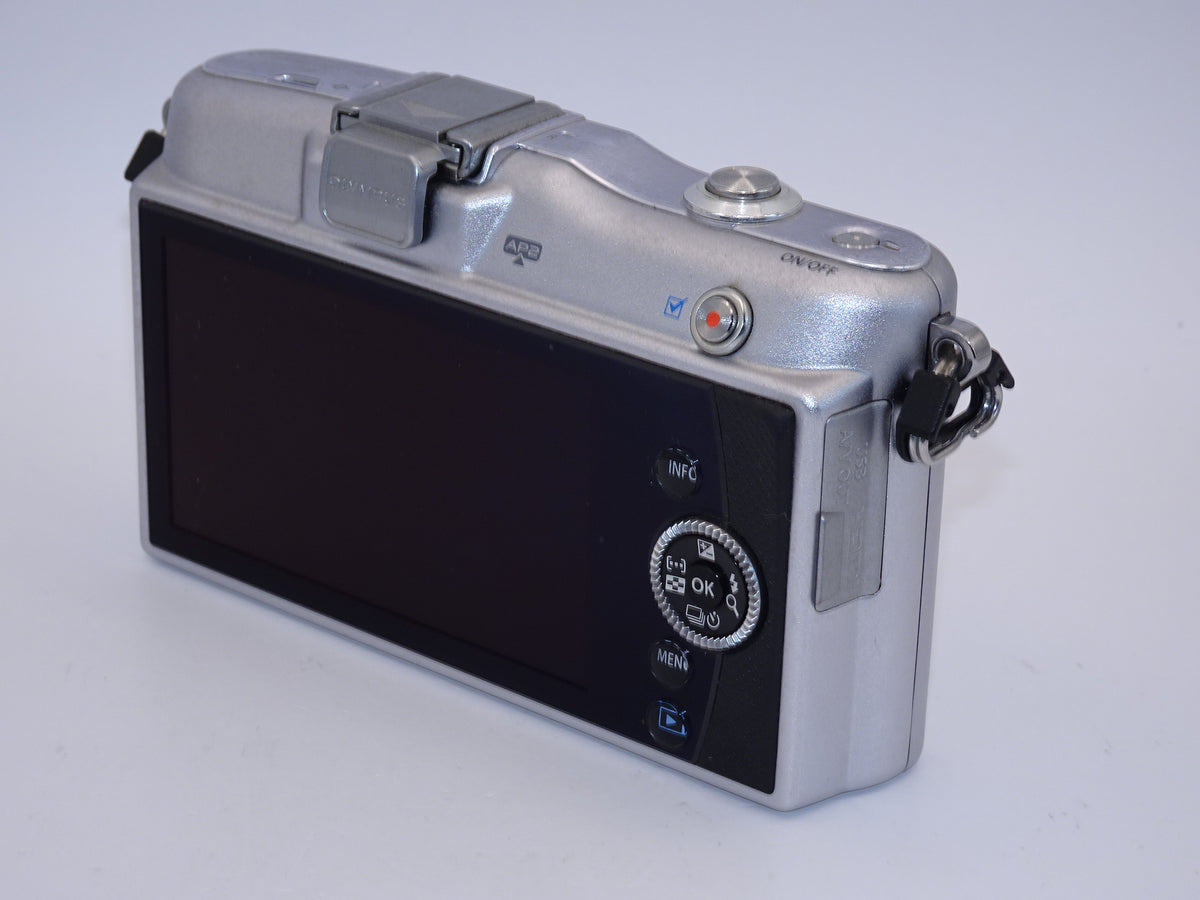 【外観特上級】OLYMPUS PEN mini E-PM1 ボディ シルバー E-PM1