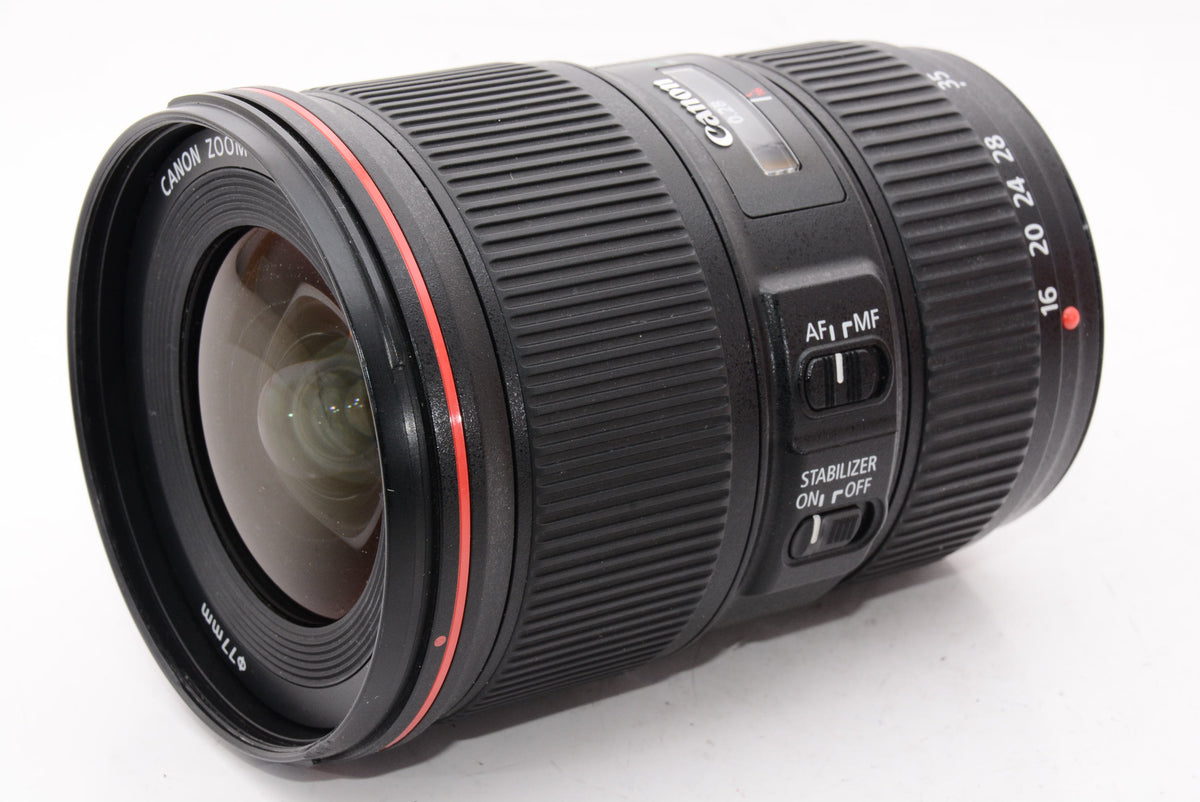 【外観特上級】Canon 広角ズームレンズ EF16-35mm F4L IS USM フルサイズ対応 EF16-3540LIS