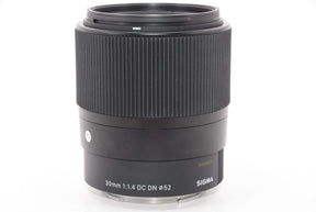 【外観特上級】SIGMA 30mm F1.4 DC DN | Contemporary C016 | Sony Eマウント | APS-C/Super35 ミラーレス専用