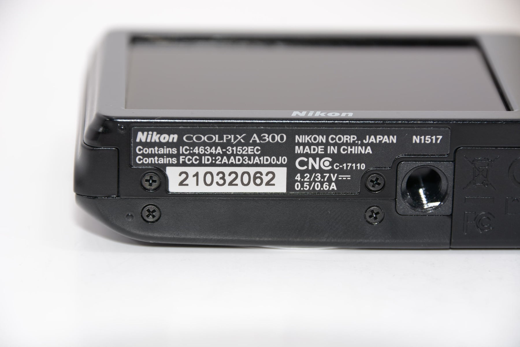 【外観特上級】Nikon デジタルカメラ COOLPIX A300 光学8倍ズーム 2005万画素 ブラック A300BK