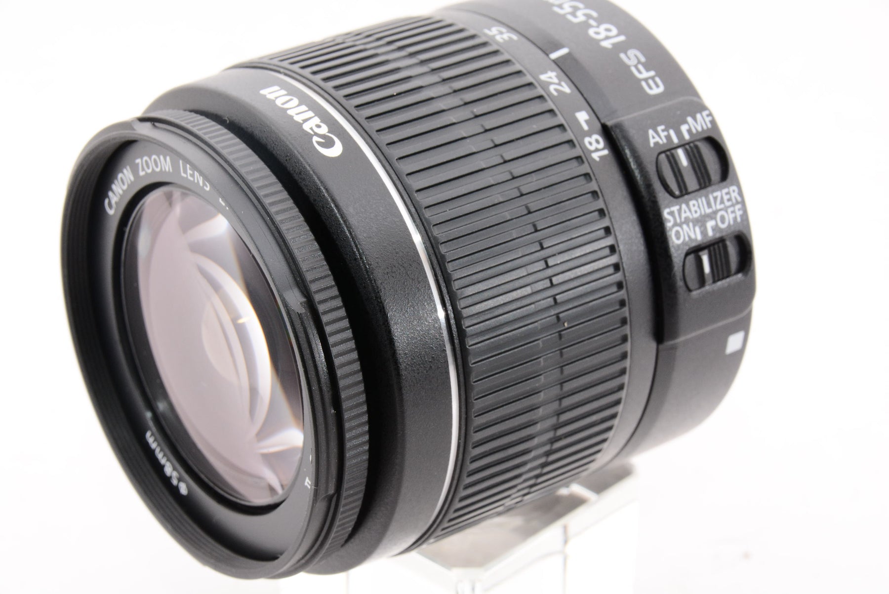 【外観特上級】Canon 標準ズームレンズ EF-S18-55mm F3.5-.5.6 IS II APS-C対応