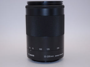 【外観特上級】Canon 望遠ズームレンズ EF-M55-200mm F4.5-6.3 IS STM ミラーレス専用