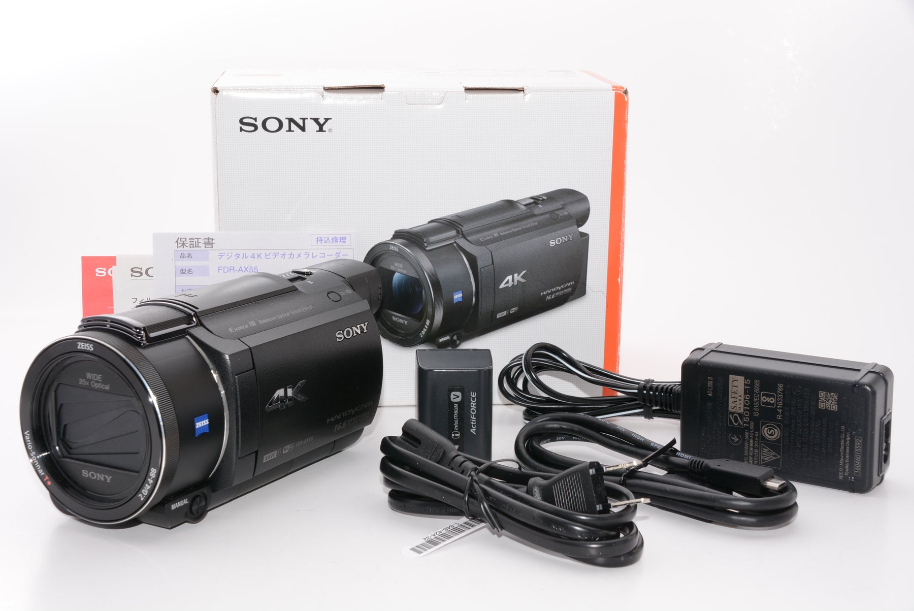 ★ほぼ新品★SONY 4kビデオメラ FDR-AX55