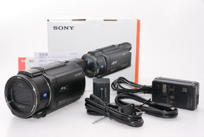 【外観特上級】ソニー SONY ビデオカメラ FDR-AX55 4K 64GB 光学20倍 ブラック Handycam FDR-AX55 BC