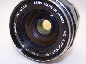 【外観並級】MINOLTA ミノルタ MC W.ROKKOR-SI F2.5 28mm