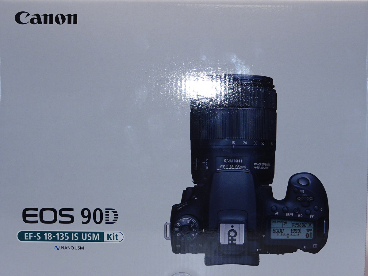 【開封済み未使用品】Canon デジタル一眼レフカメラ EOS 90D EF-S18-135 IS USM レンズキット EOS90D18135ISUSMLK