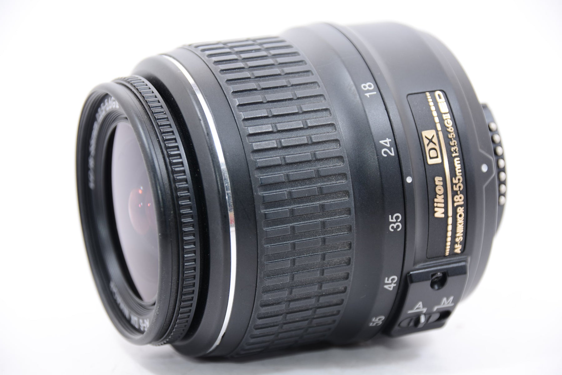 【外観特上級】Nikon 標準ズームレンズ AF-S DX Zoom Nikkor ED 18-55mm f/3.5-5.6 G II  ブラック ニコンDXフォーマット専用