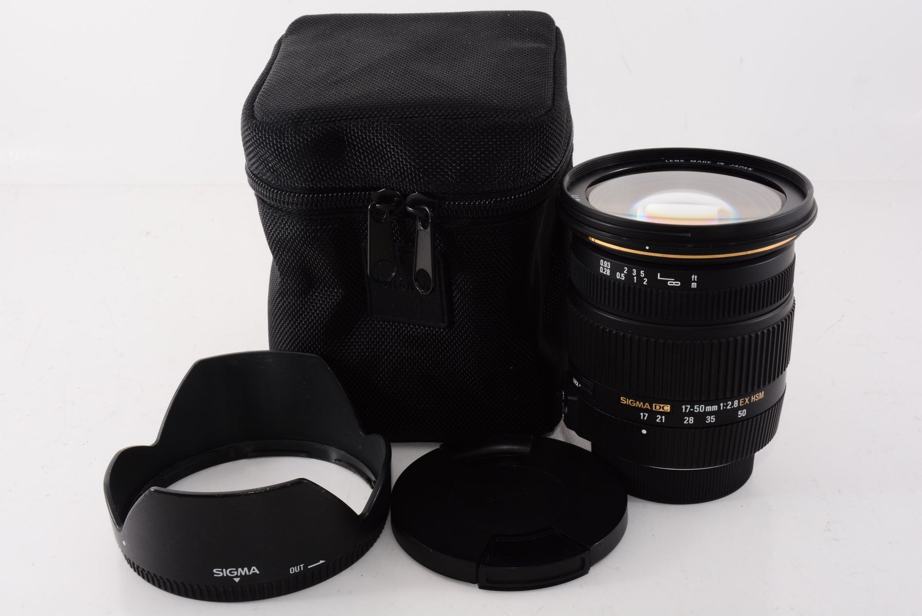 【外観特上級】SIGMA 標準ズームレンズ 17-50mm F2.8 EX DC OS HSM ニコン用 APS-C専用 583552