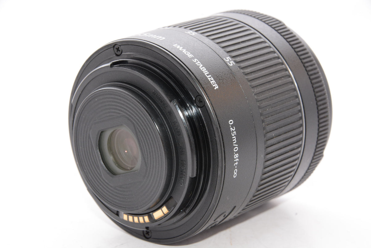 【外観特上級】Canon 標準ズームレンズ EF-S18-55mm F4.0-5.6IS STM APS-C対応