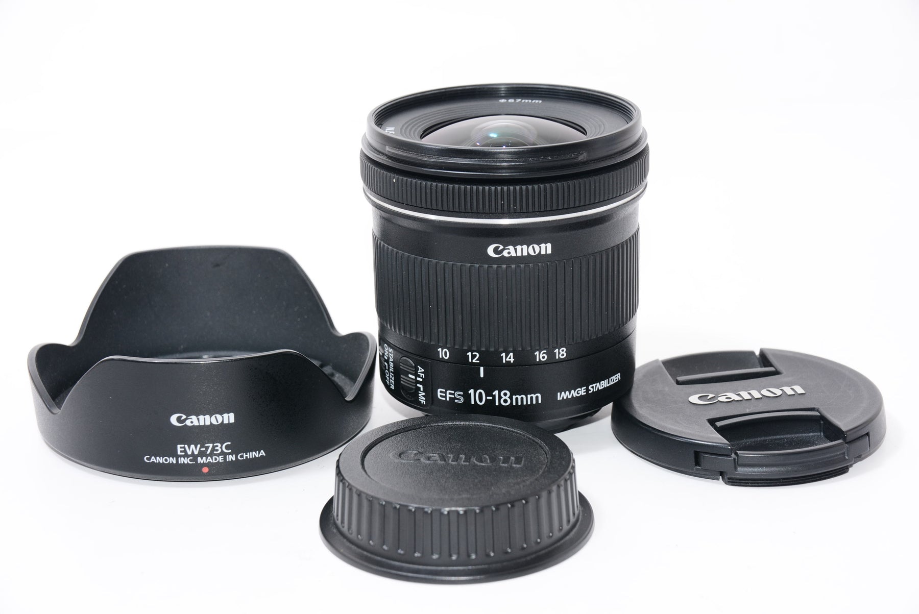 【外観特上級】Canon 超広角ズームレンズ EF-S10-18mm F4.5-5.6 IS STM APS-C対応 EF-S10-18ISSTM