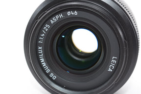 【外観特上級】パナソニック LEICA DG SUMMILUX 25mm/F1.4 II ASPH. ブラック H-XA025