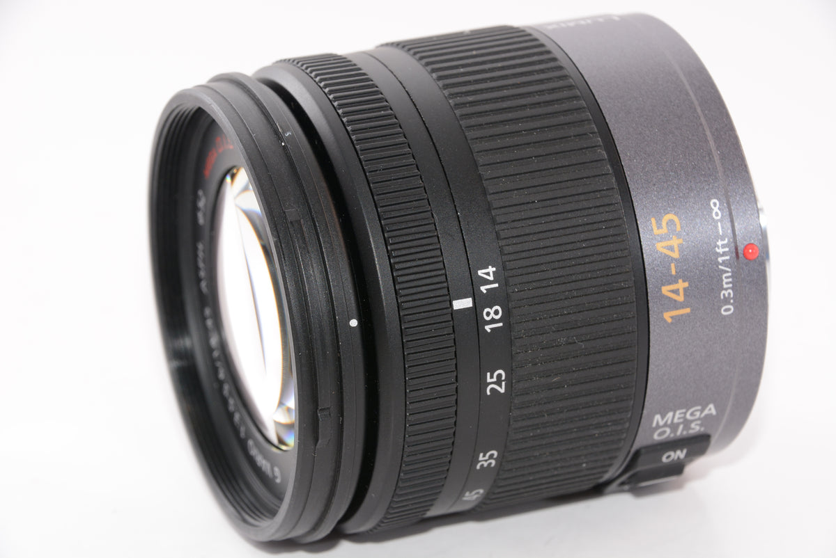 【外観特上級】パナソニック 標準ズームレンズ マイクロフォーサーズ用 ルミックス G VARIO 14-45mm/F3.5-5.6 ASPH/MEGA O.I.S. H-FS014045