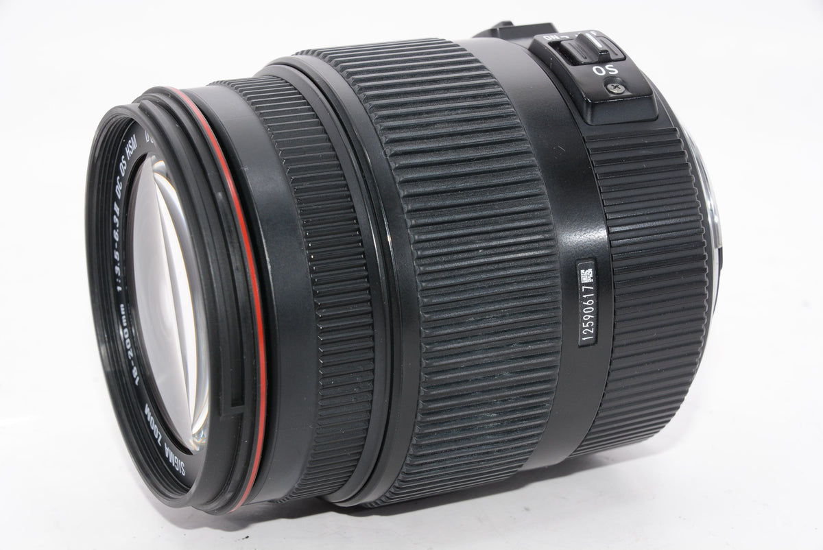 【外観特上級】SIGMA 高倍率ズームレンズ 18-200mm F3.5-6.3IIDC OS HSM キヤノン用 APS-C専用