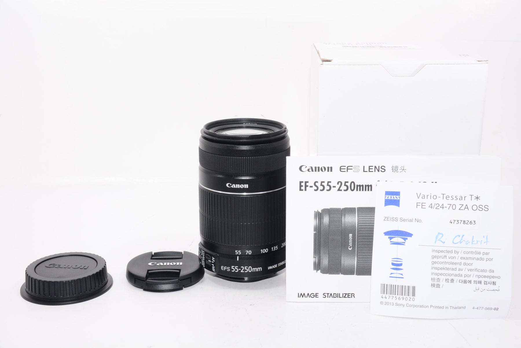 【外観特上級】Canon 望遠ズームレンズ EF-S55-250mm F4-5.6 IS II