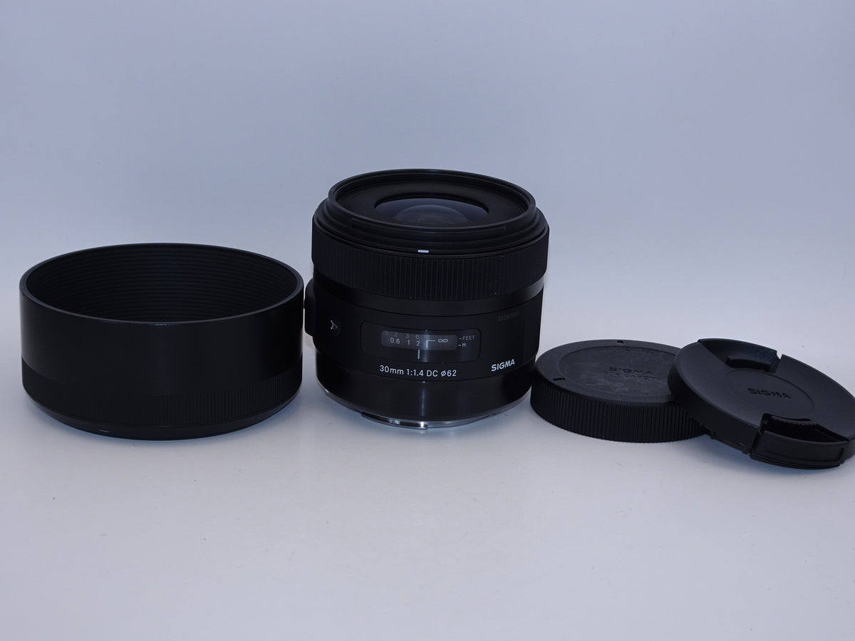 【外観特上級】SIGMA 単焦点レンズ Art 30mm F1.4 DC HSM キヤノン用 APS-C専用