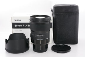 【外観特上級】SIGMA 50mm F1.4 DG HSM | Art A014 SONY Eマウント用 フルサイズ対応 ミラーレス専用