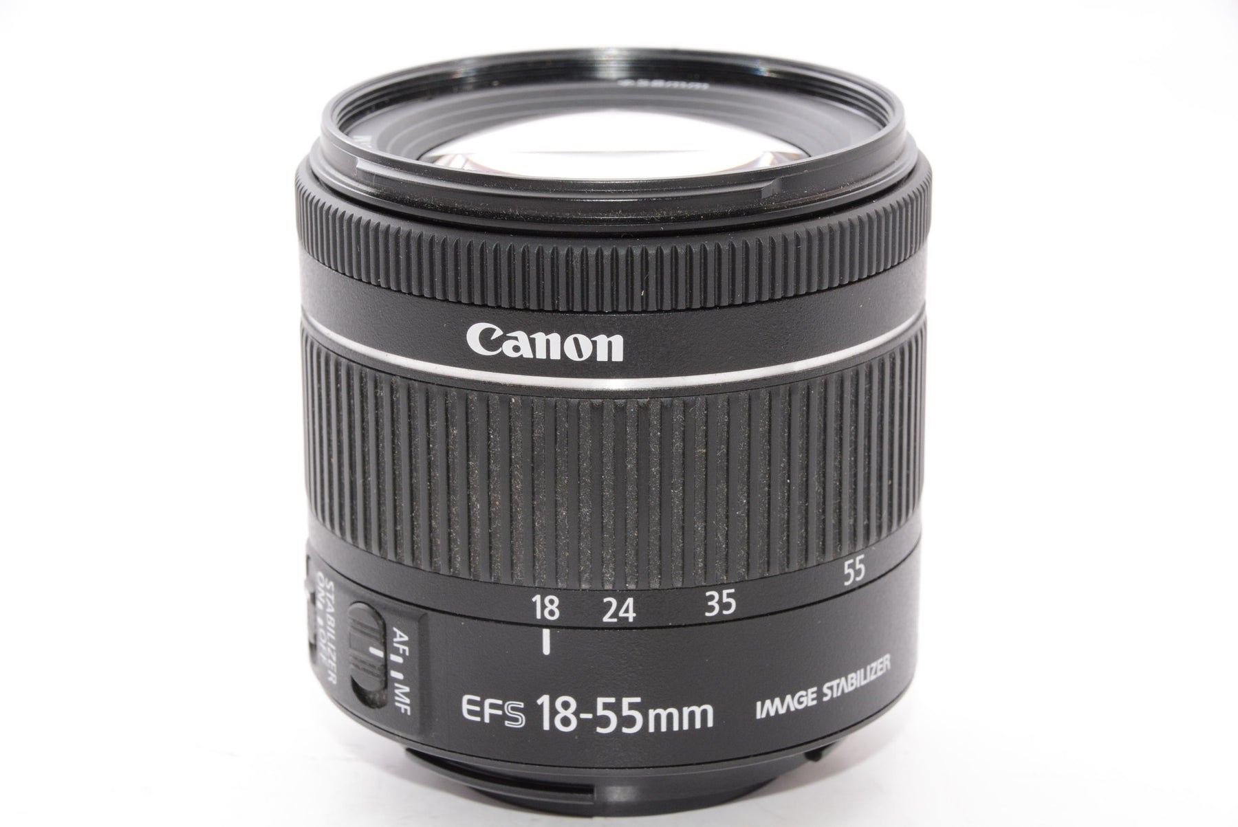 外観特上級】Canon 標準ズームレンズ EF-S18-55mm F4.0-5.6IS STM APS-