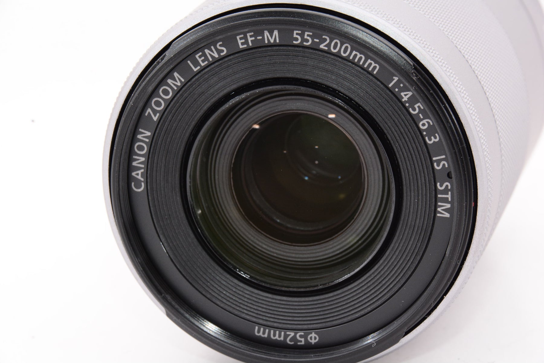 【外観特上級】Canon 望遠ズームレンズ EF-M55-200mm F4.5-6.3 IS STM(シルバー) ミラーレス専用 EF-M55-200ISSTMSL