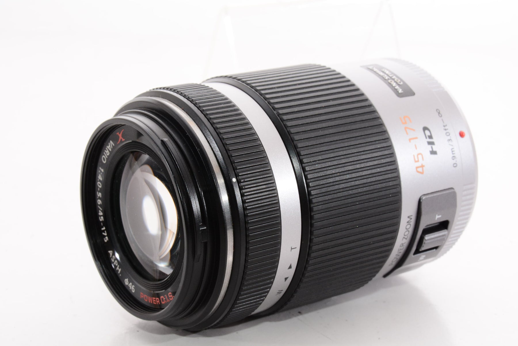 【外観特上級】パナソニック 望遠ズームレンズ マイクロフォーサーズ用 ルミックス G X VARIO PZ 45-175mm/F4.0-5.6 ASPH./POWER O.I.S. シルバー H-PS45175-S