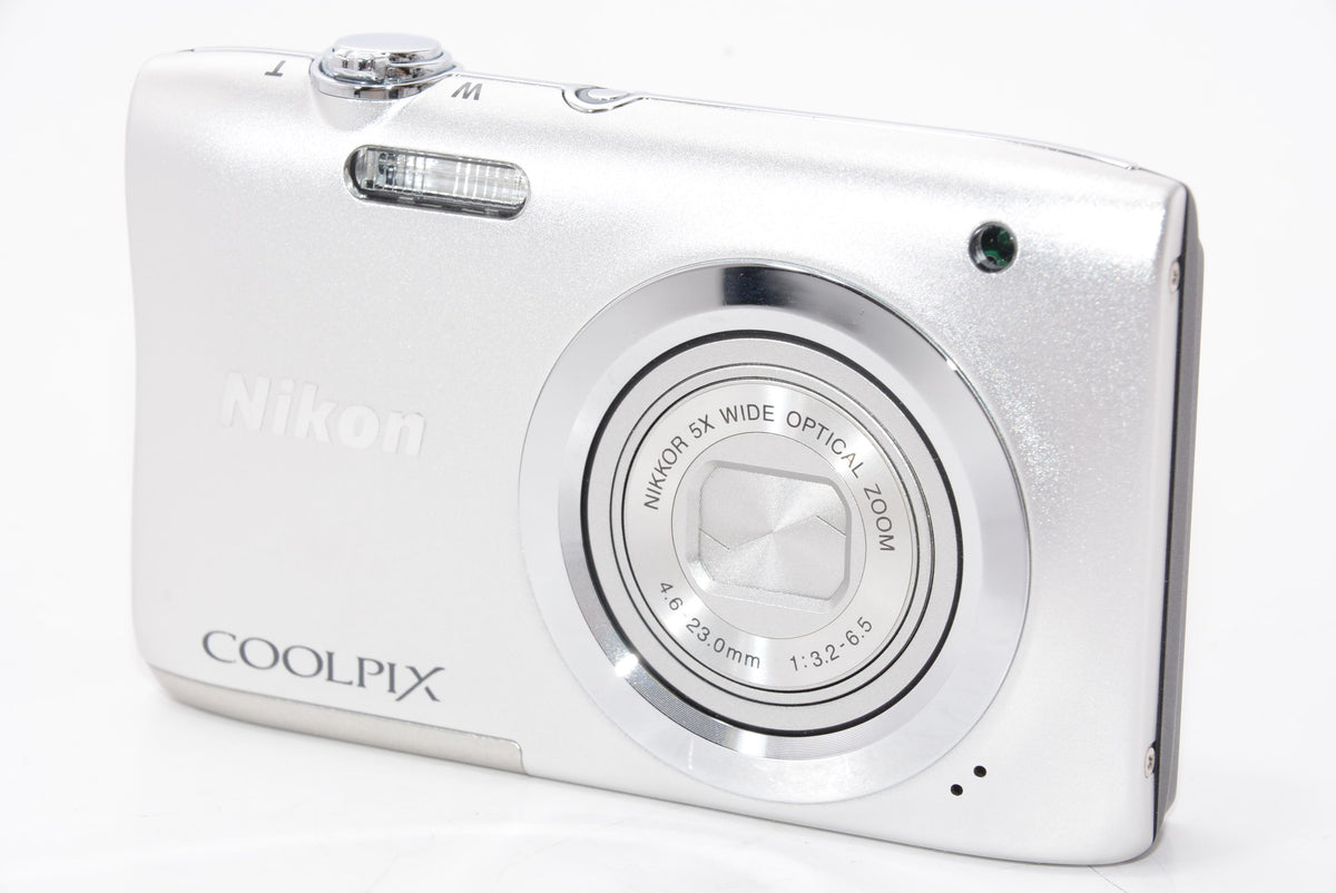 【外観特上級】Nikon デジタルカメラ COOLPIX A100 光学5倍 2005万画素 シルバー A100SL