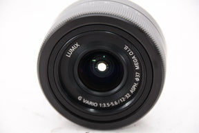 【外観特上級】パナソニック 標準ズームレンズ マイクロフォーサーズ用 ルミックス G VARIO 12-32mm/F3.5-5.6 ASPH./MEGA O.I.S. ブラック H-FS12032-K