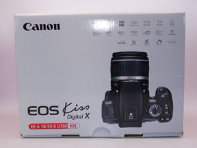 【外観特上級】Canon デジタル一眼レフカメラ EOS Kiss デジタル X ボディ ブラック
