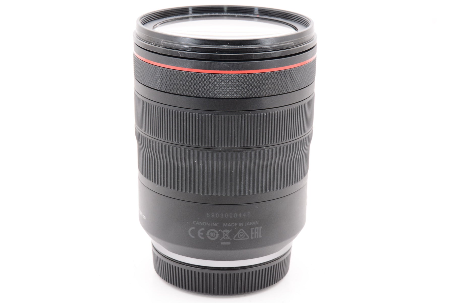 【外観特上級】Canon 中望遠ズームレンズ RF24-105mm F4L IS USM EOSR対応 全長107.3mm ブラック RF24-10540LIS