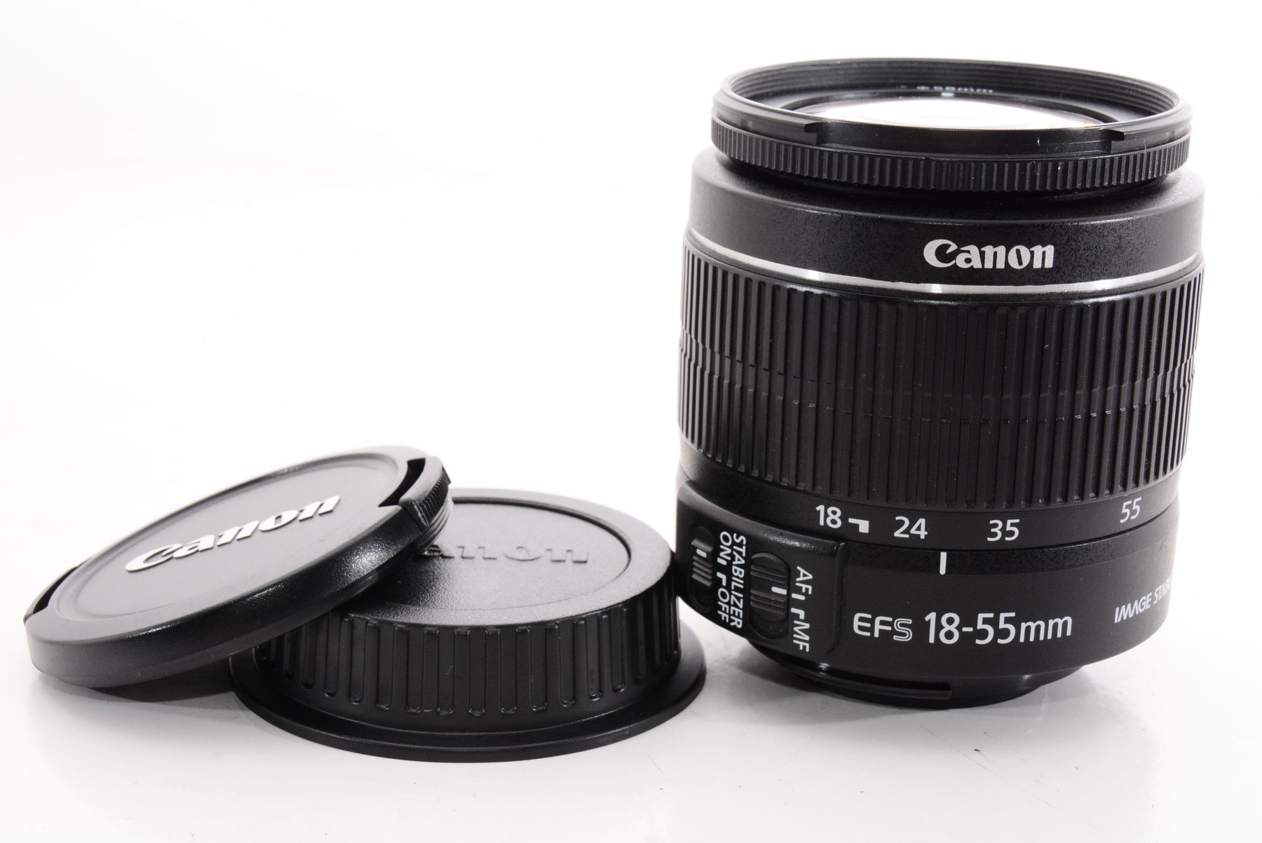 【外観特上級】Canon 標準ズームレンズ EF-S18-55mm F3.5-.5.6 IS II APS-C対応