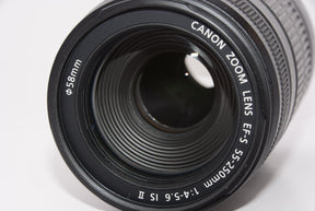 【外観特上級】Canon 望遠ズームレンズ EF-S55-250mm F4-5.6 IS II APS-C対応