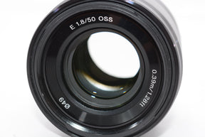 【外観特上級】ソニー SONY 単焦点レンズ E 50mm F1.8 OSS APS-Cフォーマット専用 SEL50F18-B