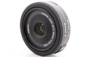 【外観特上級】Canon 単焦点広角レンズ EF-S24mm F2.8 STM APS-C対応 EF-S2428STM