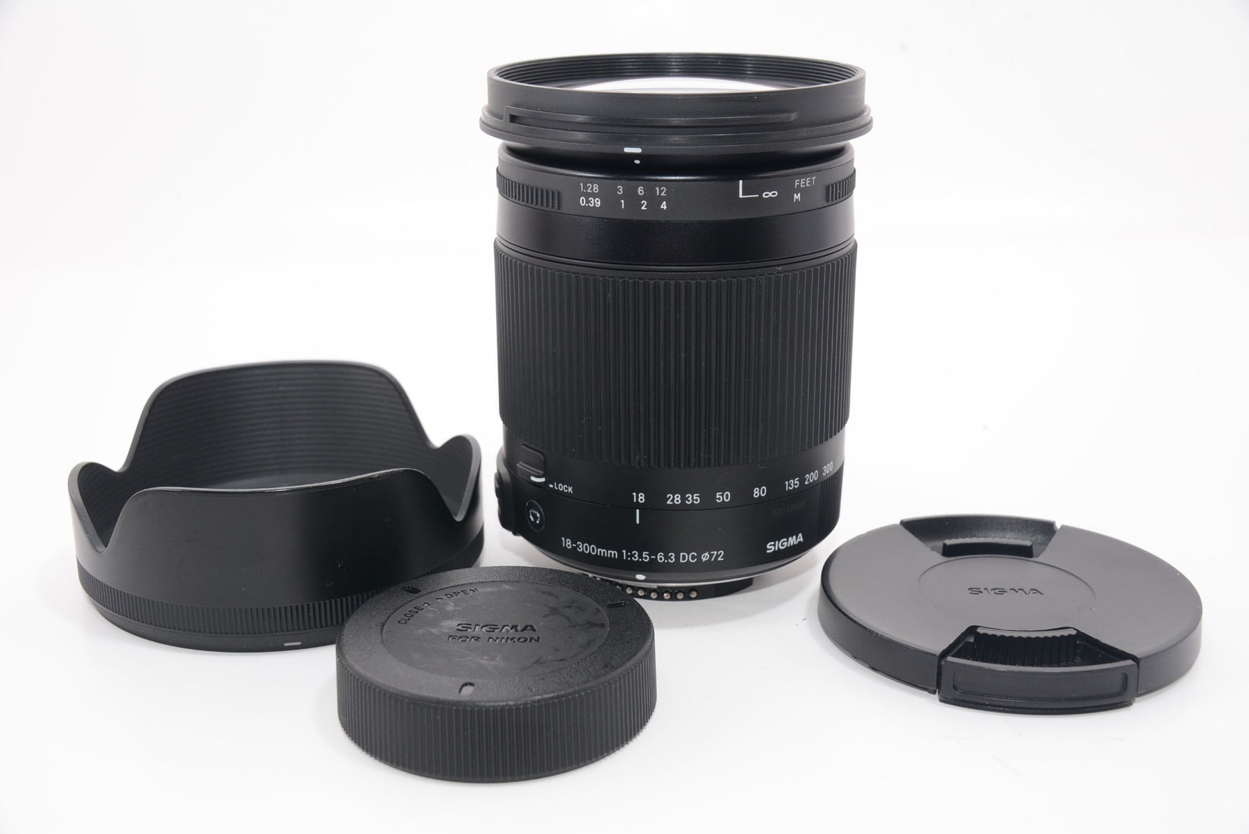 【外観特上級】SIGMA 高倍率ズームレンズ Contemporary 18-300mm F3.5-6.3 DC MACRO OS HSM ニコン用 APS-C専用 886554