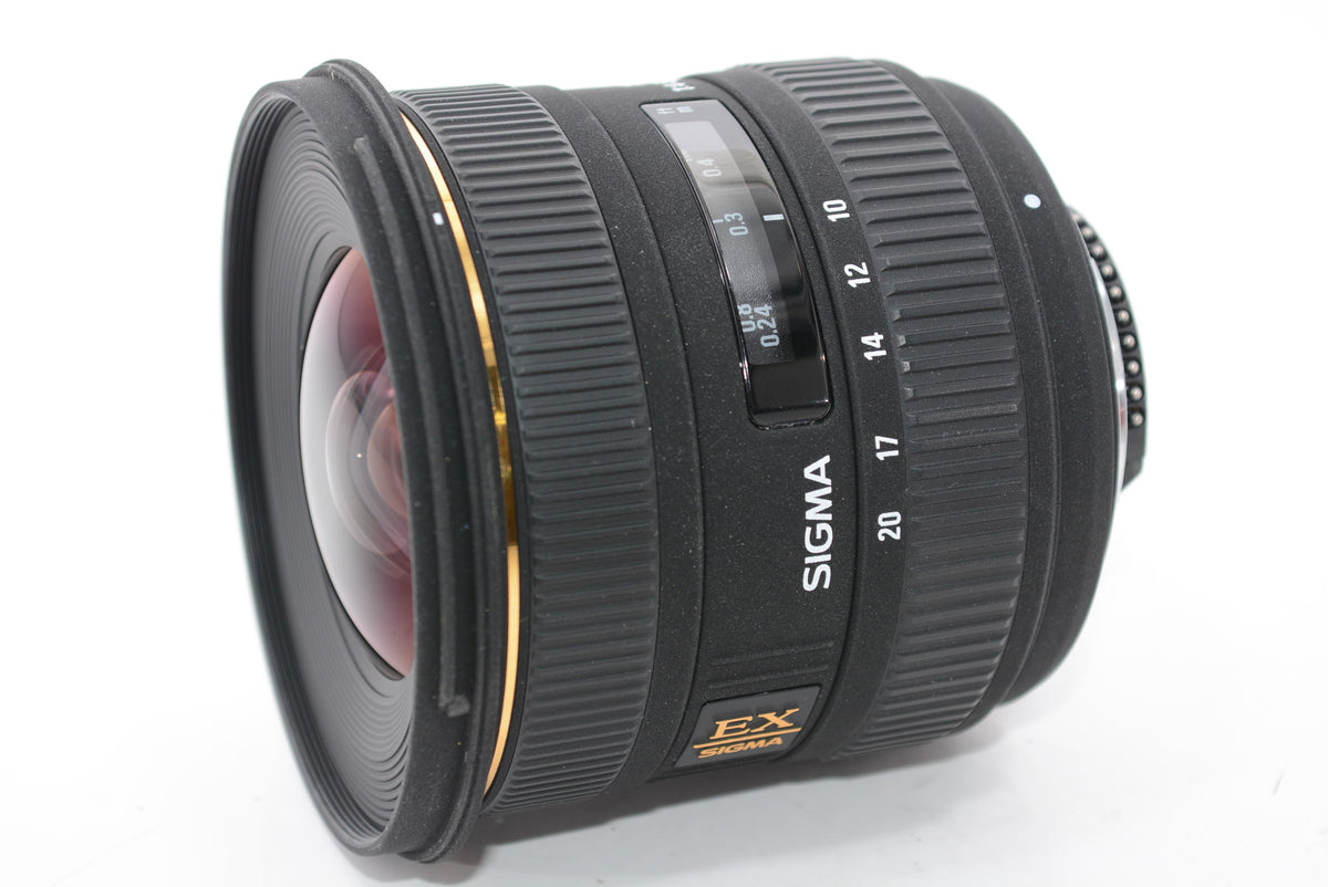 【外観特上級】SIGMA 超広角ズームレンズ 10-20mm F4-5.6 EX DC HSM ニコン用 APS-C専用