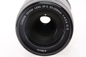 【外観特上級】Canon 望遠ズームレンズ EF-S55-250mm F4-5.6 IS II APS-C対応