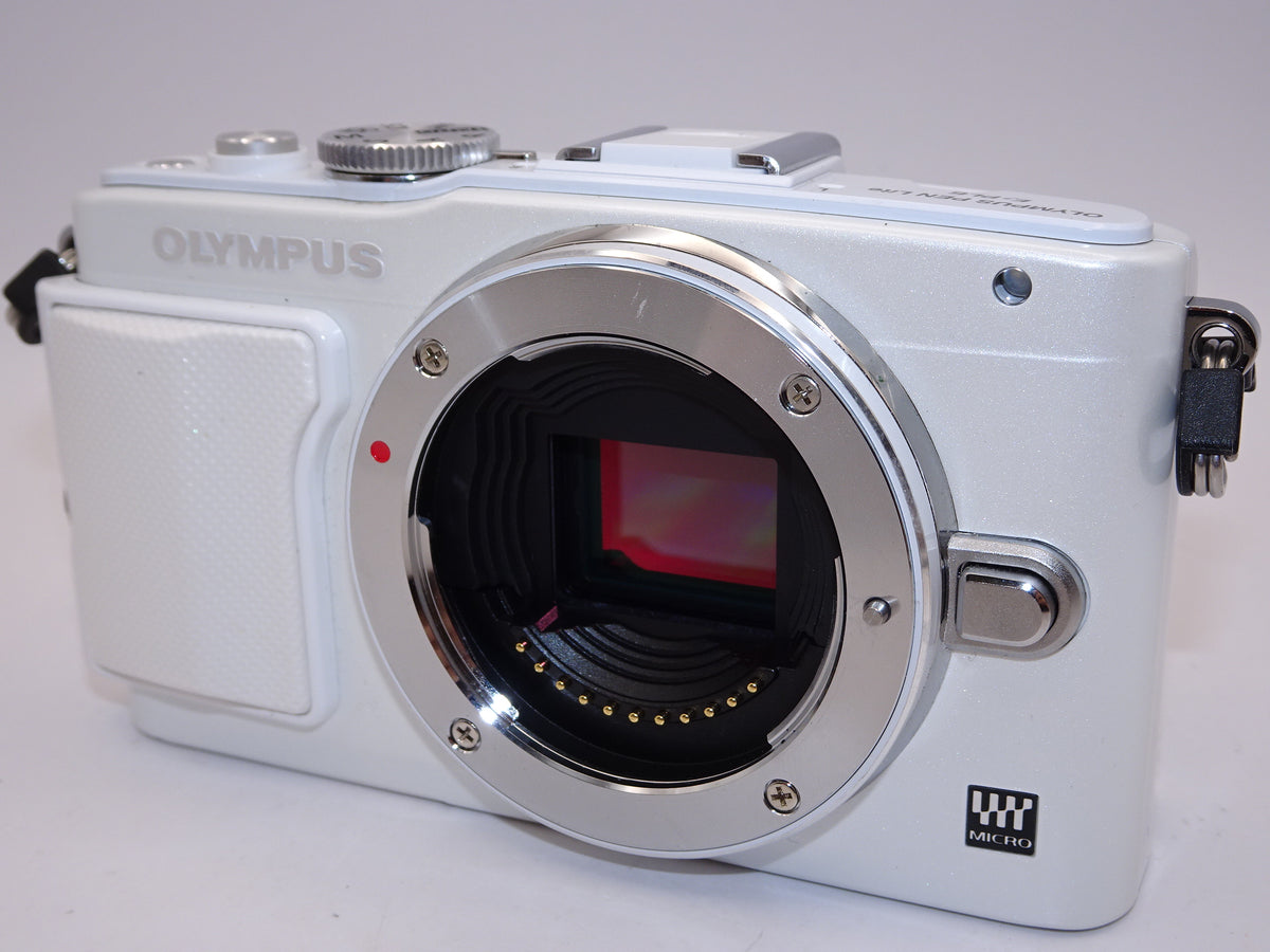 【外観並級】OLYMPUS ミラーレス一眼 PEN Lite E-PL6 ボディ ホワイト E-PL6 BODY WHT