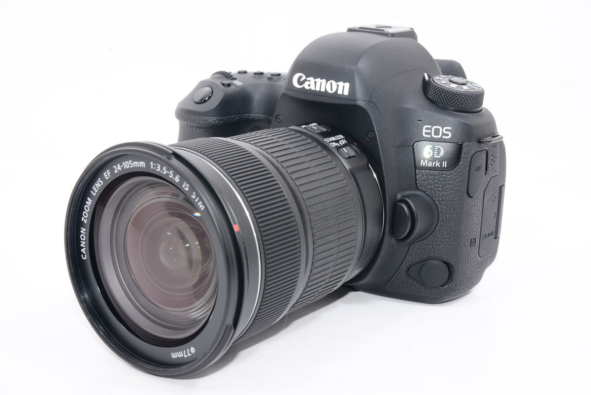 【外観特上級】Canon デジタル一眼レフカメラ EOS 6D Mark II EF24-105 IS STM レンズキット EOS6DMK2-24105ISSTMLK