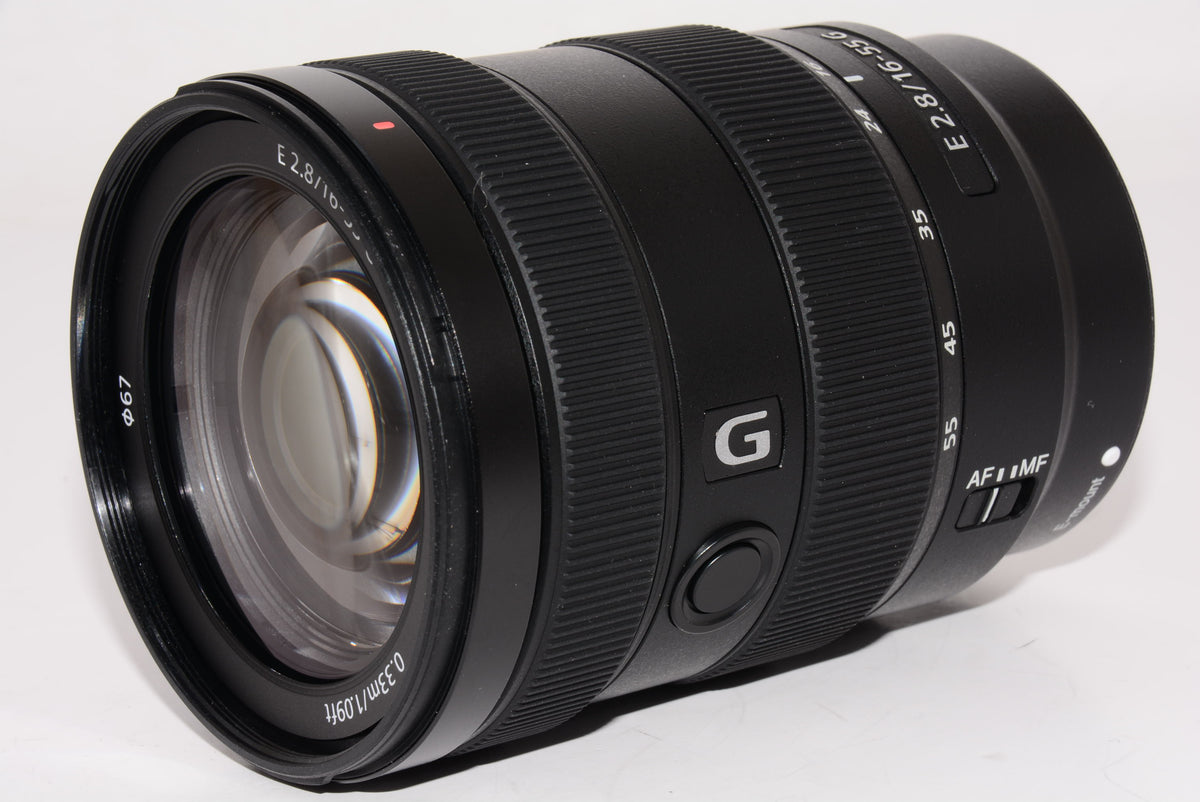 【ほぼ新品】ソニー 標準ズームレンズ E 16-55mm F2.8 ソニー Eマウント用レンズ(APS-Cサイズ用) SEL1655G