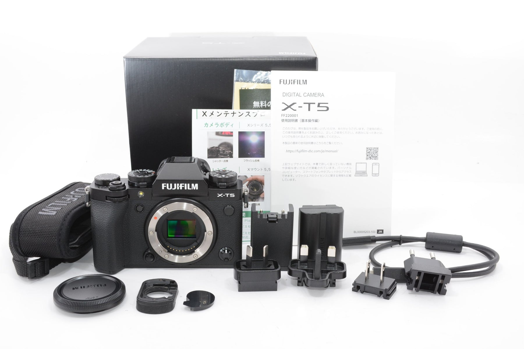 【ほぼ新品】FUJIFILM ミラーレス一眼カメラ X-T5ボディ ブラック F X-T5-B