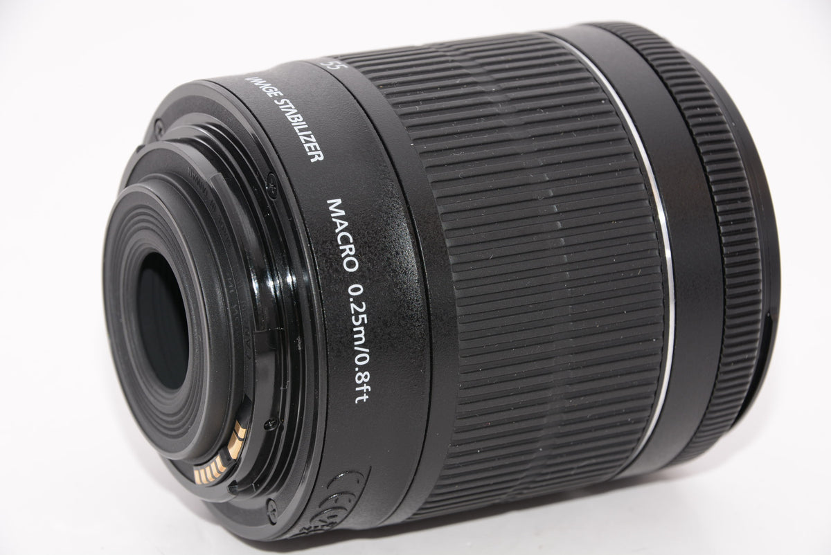 【外観特上級】Canon 標準ズームレンズ EF-S18-55mm F3.5-5.6 IS STM APS-C対応