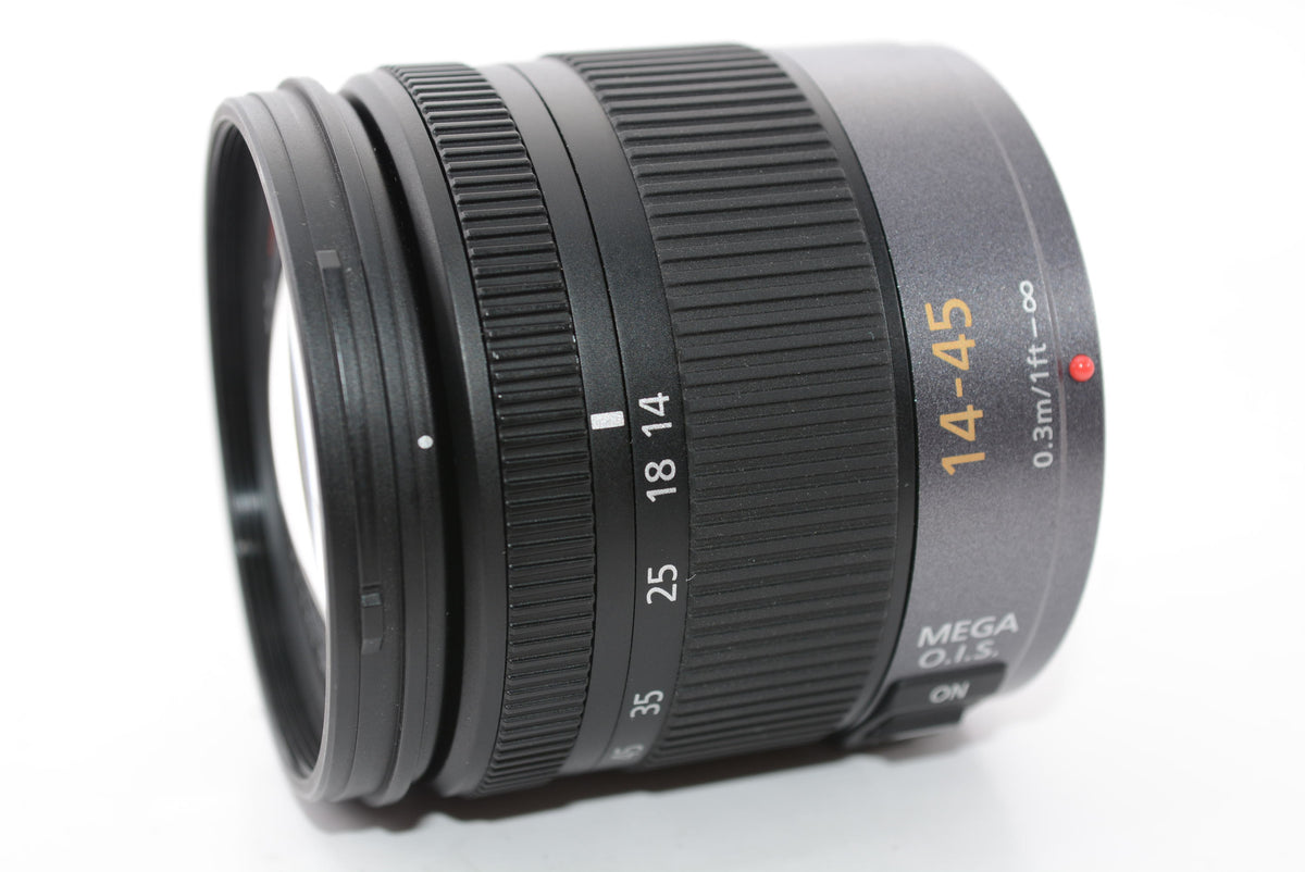 【外観特上級】パナソニック 標準ズームレンズ マイクロフォーサーズ用 ルミックス G VARIO 14-45mm/F3.5-5.6 ASPH/MEGA O.I.S. H-FS014045