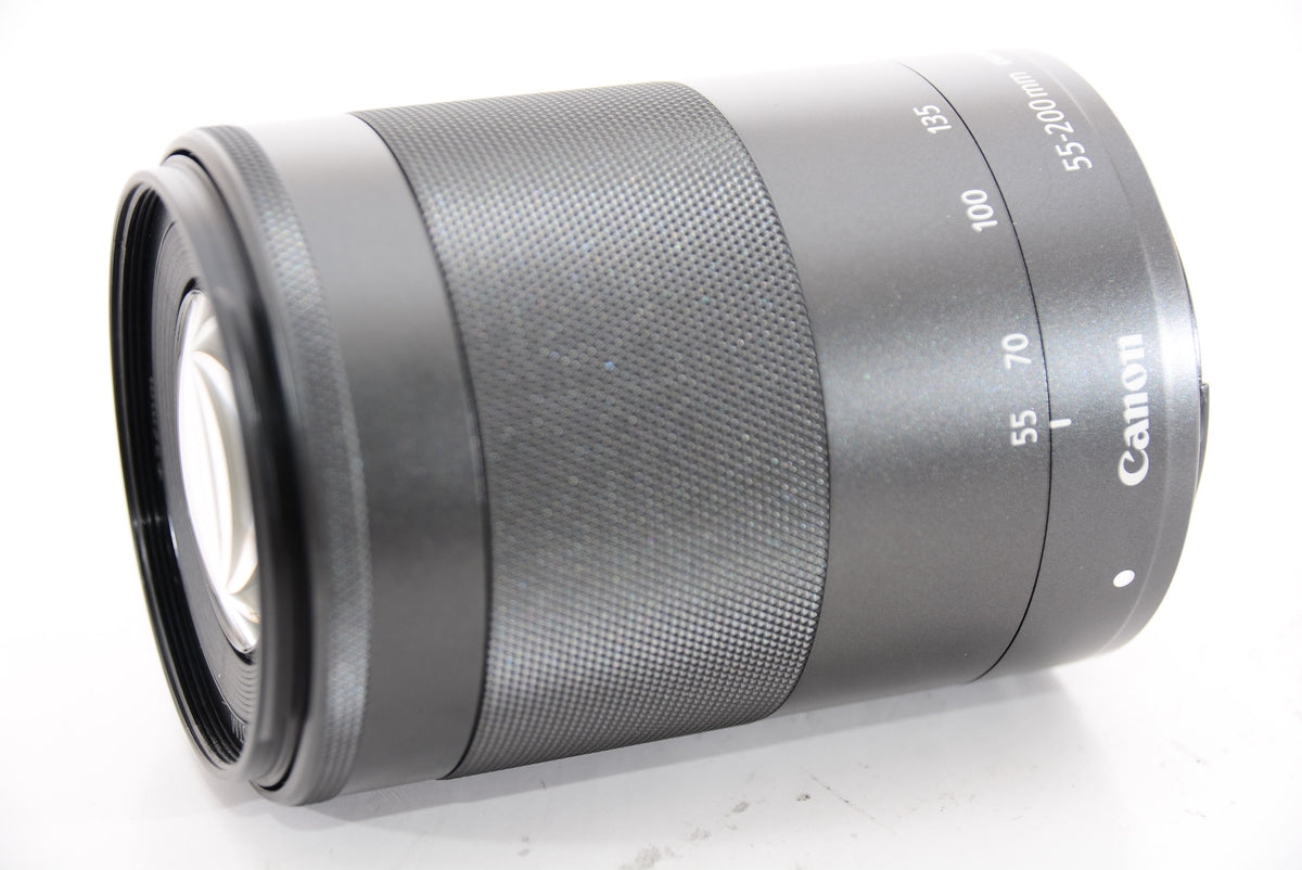 【外観特上級】Canon 望遠ズームレンズ EF-M55-200mm F4.5-6.3 IS STM ミラーレス専用 EF-M55-200ISSTM