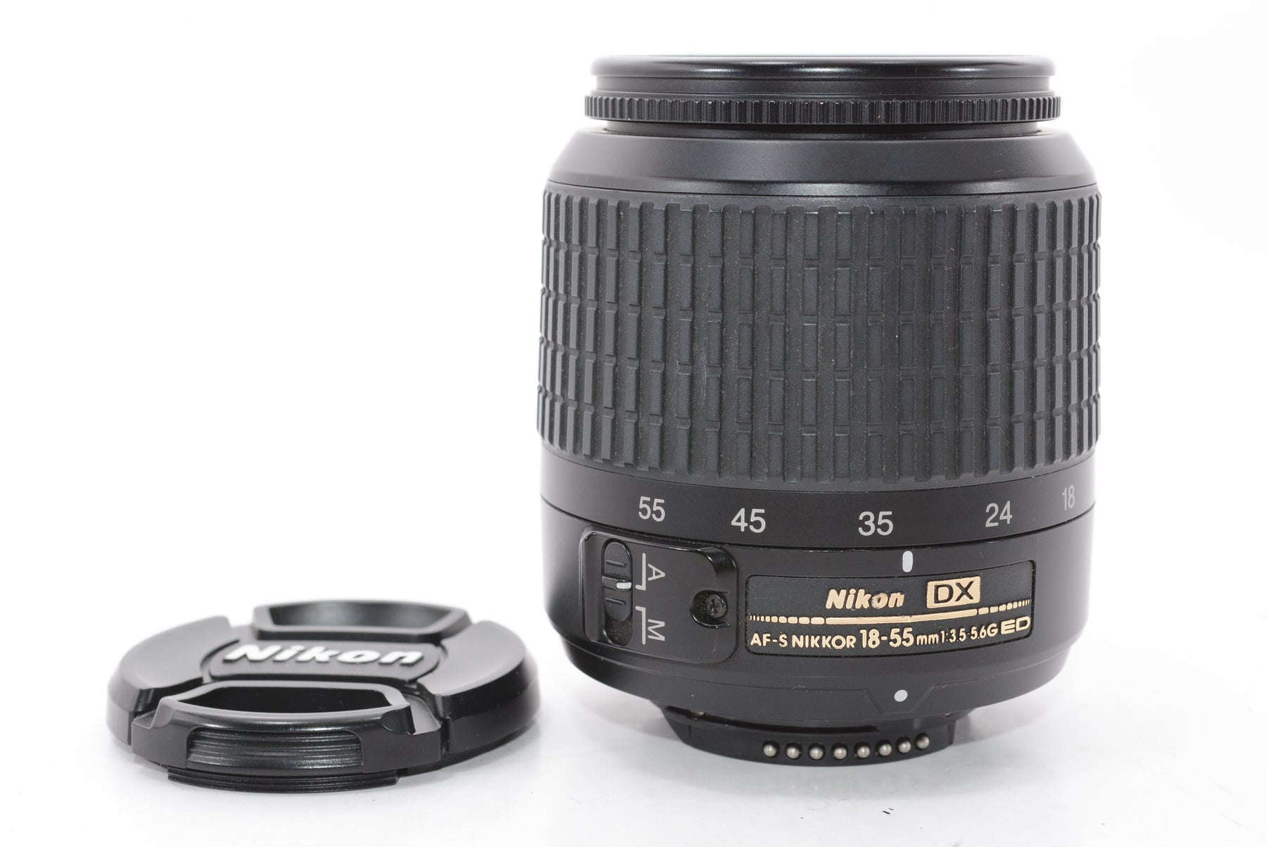 【外観特上級】Nikon AF-S DX Zoom Nikkor ED 18-55mm F3.5-5.6G ブラック デジタル一眼レフ用