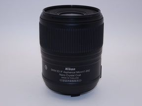 【外観特上級】Nikon 単焦点マイクロレンズ AF-S  Micro 60mm f/2.8G ED