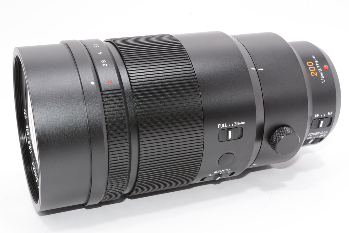 【ほぼ新品】パナソニック 単焦点 超望遠レンズ マイクロフォーサーズ用 ライカ DG ELMARIT 200mm/F2.8/POWER O.I.S. H-ES200