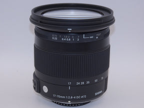 【外観特上級】SIGMA ズームレンズ Contemporary 17-70mm F2.8-4 DC MACRO OS HSM ニコン用