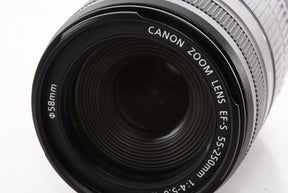 【外観特上級】Canon 望遠ズームレンズ EF-S55-250mm F4-5.6 IS II APS-C対応