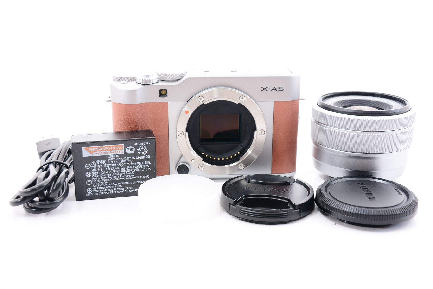【最終価格】Fujifilm X-A5 ブラウン レンズキットカメラ